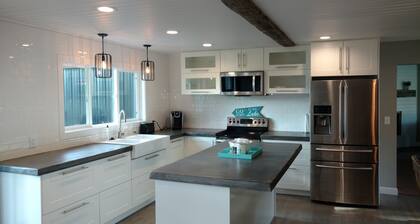 Newly designed waterfront away