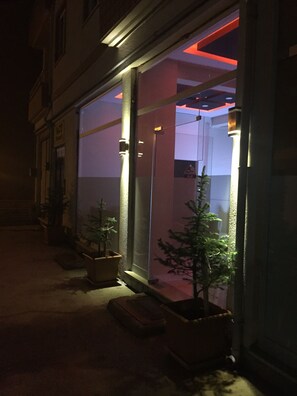 Entrée de l’hébergement