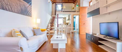 Appartement Duplex, 1 chambre | Coin séjour