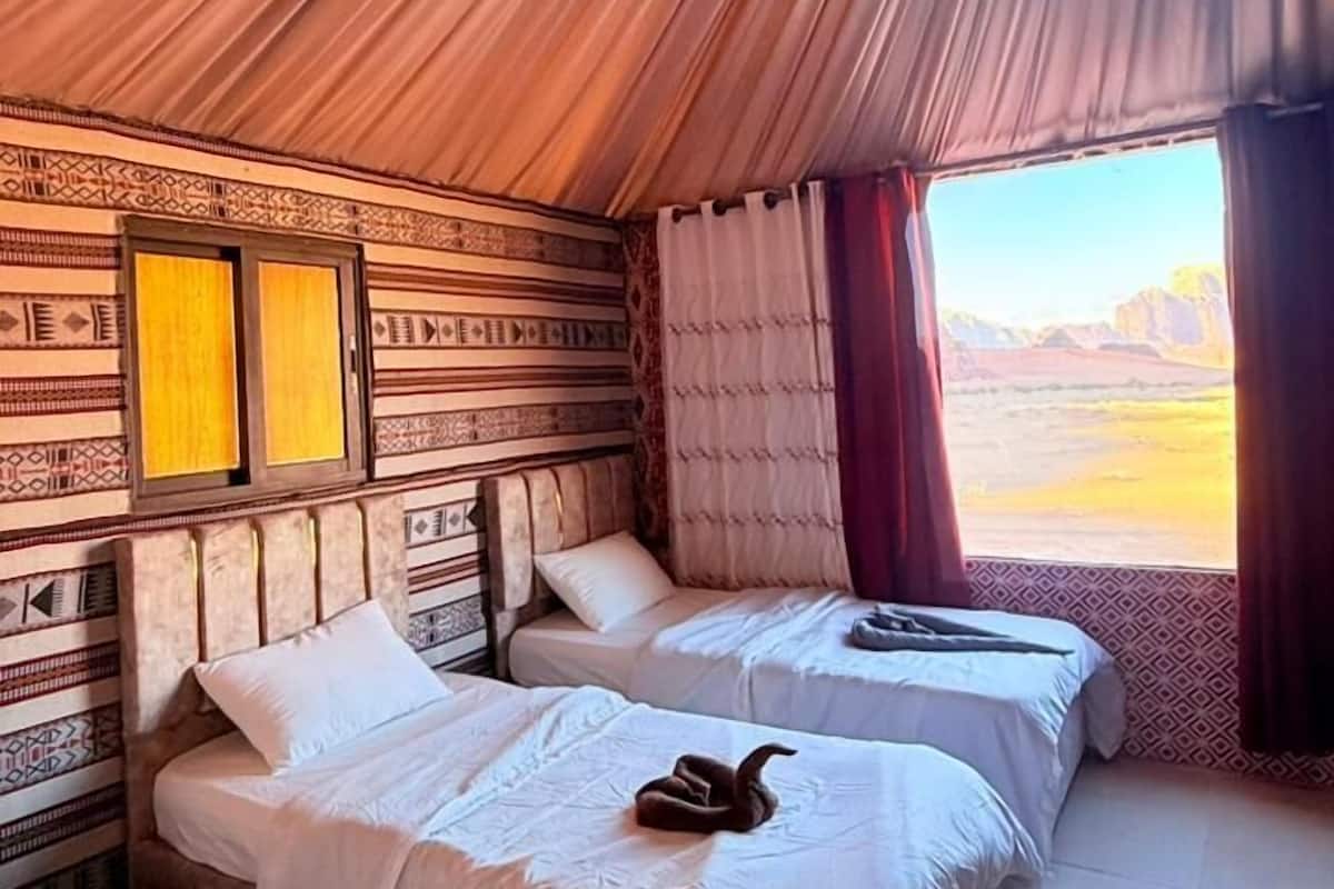 Tremannsrom – luksus, 1 soverom, privat bad, bakgårdsutsikt | 10 soverom, sengetøy i egyptisk bomull og sengetøy av topp kvalitet