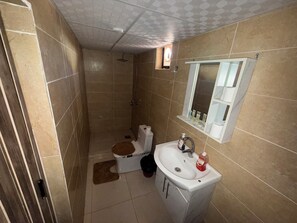 Badewanne und Dusche (separat), Hydromassagedusche, Bidet