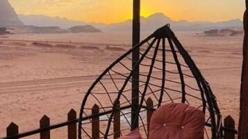 Outdoor wedding area