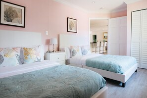 4 bedrooms, iron/ironing board, free WiFi, bed sheets