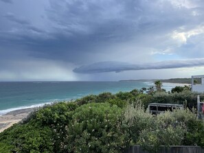 On the beach, sun-loungers - South Pacific  Oceanfront Beach House (Ulladulla)