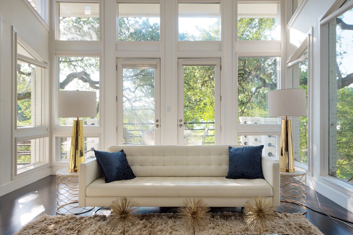Photo 15 of Contemporary Lake Austin Estate Minutes from Downtown - Privately Gated