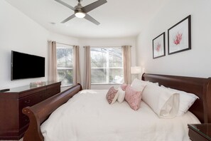 5 bedrooms, iron/ironing board, WiFi, bed sheets - Magical Villa | 5BR, 5 Bath Sunny Escape w/ Private Pool, Arcade, and Themed Kids' Room Near Disney (Kissimmee)