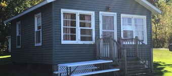 QUAINT LITTLE COTTAGE with SPECTACULAR VIEW right on the St. Lawrence River
