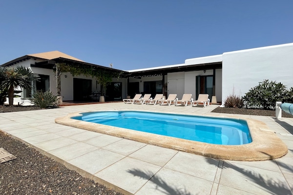 Huge villa with private heated pool