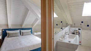 1 室のベッドルーム、アイロン / アイロン台、WiFi、ベッドシーツ