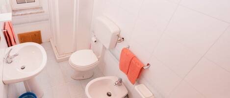 Douche, séchoir à cheveux, bidet