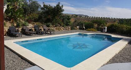 Casita Jacaranda a 2 Bed Country Cottage with 8 x 5 meter Swimming Pool