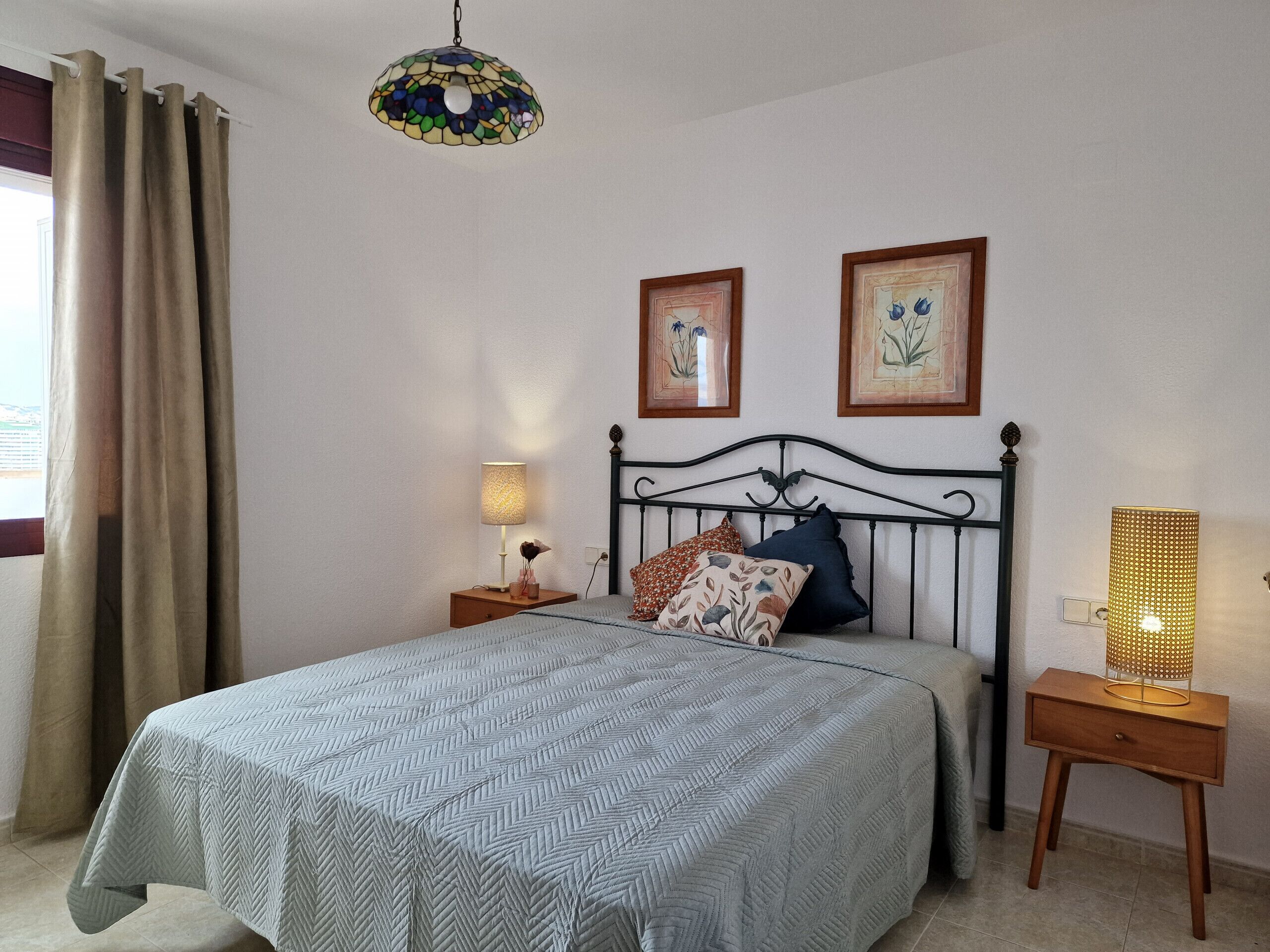 2 bedrooms, iron/ironing board, WiFi (surcharge), bed sheets