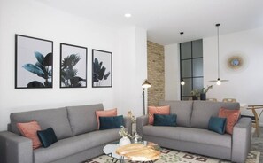 Living area - Singular Stays Parque Central IX (Valencia)