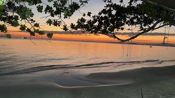Sun loungers, beach towels