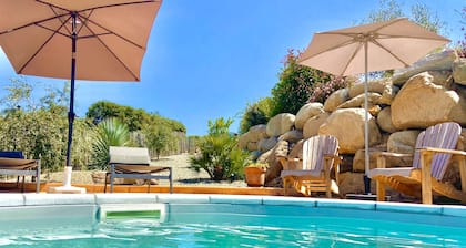Casa de campo - Vistas al mar - Piscina privada (climatizada)