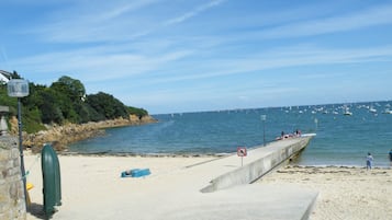 Vlak bij het strand