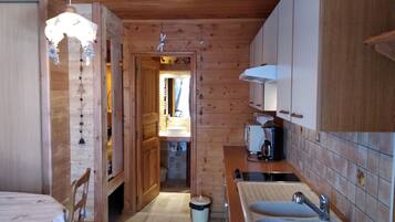 Réfrigérateur, micro-ondes, plaque de cuisson, lave-vaisselle