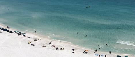 Aan het strand