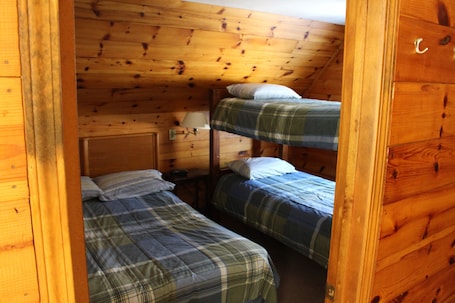 2 bedrooms, free WiFi, bed sheets. Delightfully a Frame Cabin #2