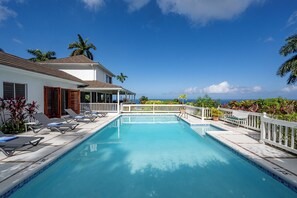 Pool - New Listing! Staffed Private Villa/Majestic Ocean View/Pool/10 min Beach/WiFi (Montego Bay)