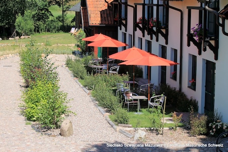Vista desde la propiedad. Landhaus Masurische Schweiz