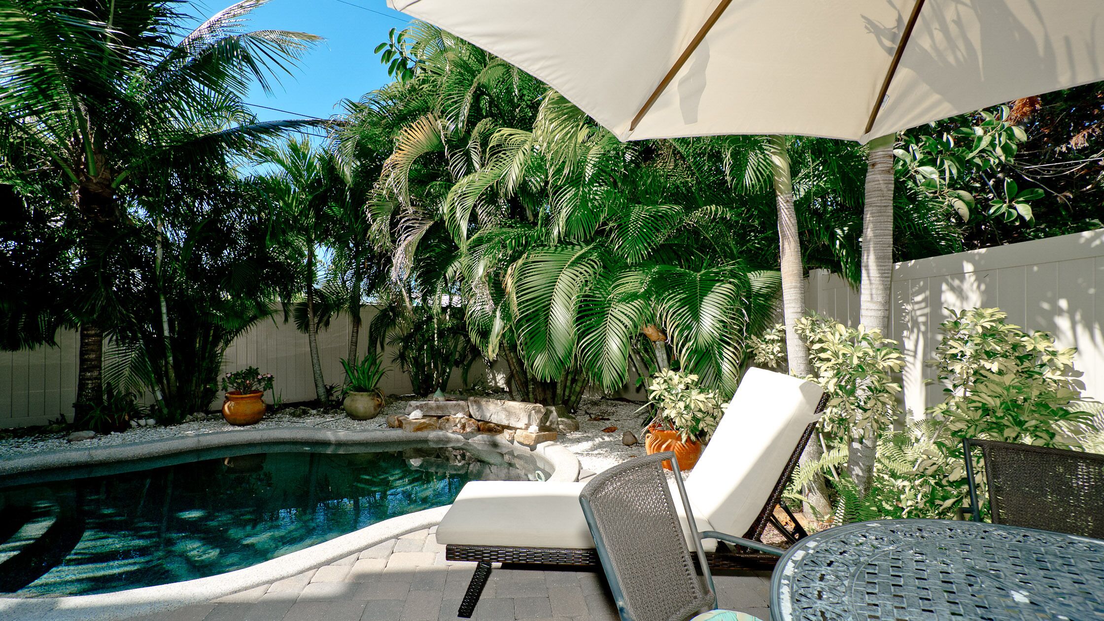Your Own Oasis: A Tropical Retreat with Lagoon Style Pool