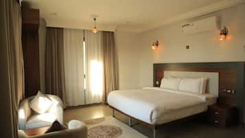 Iron/ironing board, free cots/infant beds, free WiFi, bed sheets