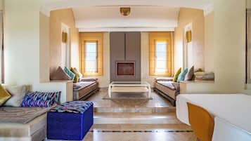 TV connectée, cheminée