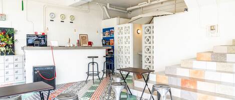 Sala de estar en el lobby