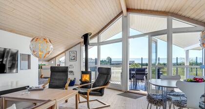 Beautiful home in Jerup with lake view