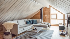 Fernseher, Kamin