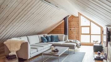Fernseher, Kamin
