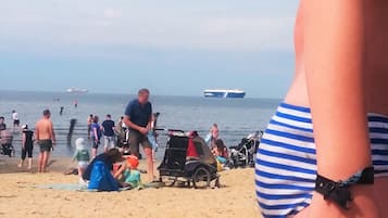 Tæt på stranden, liggestole