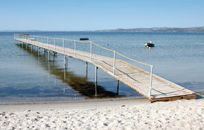 Tæt på stranden