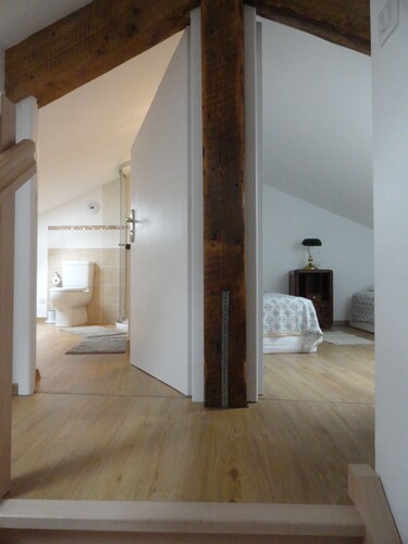 Cottage "Les Coccinelles" with garden, town center of La Chaise Dieu