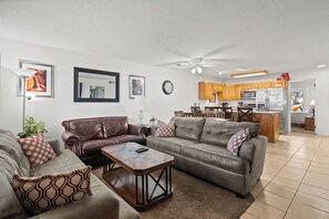 Smart TV, video games, DVD player, table tennis