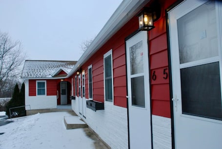 Exterior detail. Single Full Room at The Little Village in Mount Horeb