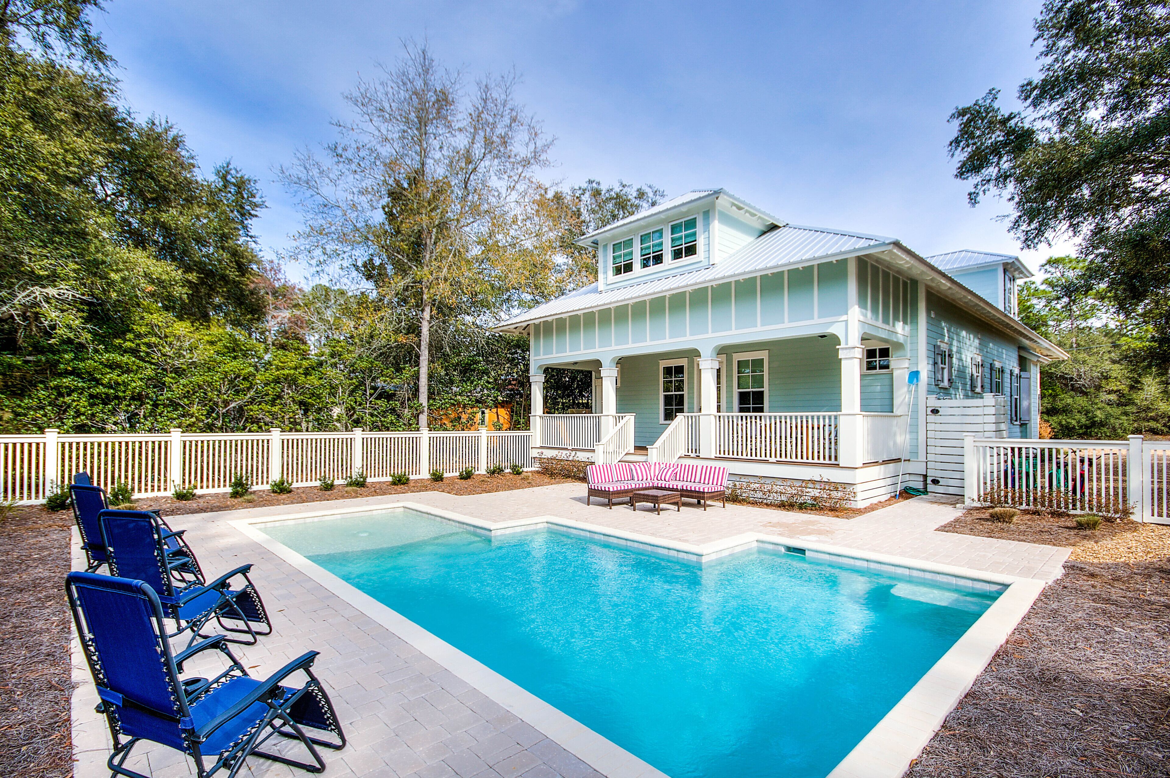 Old Salty 30A - Luxury Beach House in Seacrest, FL, Heated Pool, Walk to Beach
