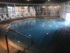 Indoor pool, outdoor pool
