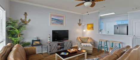 Smart TV, video games, DVD player, books
