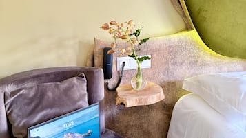 Double Room, River View | In-room safe, desk, blackout drapes, soundproofing