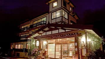 Front of property – evening/night