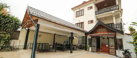 Façade de l’hébergement