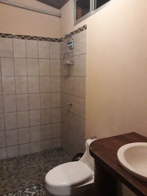 Basic Duplex, 2 Double Beds | Bathroom - The Twins Cabanas (El Viejo)