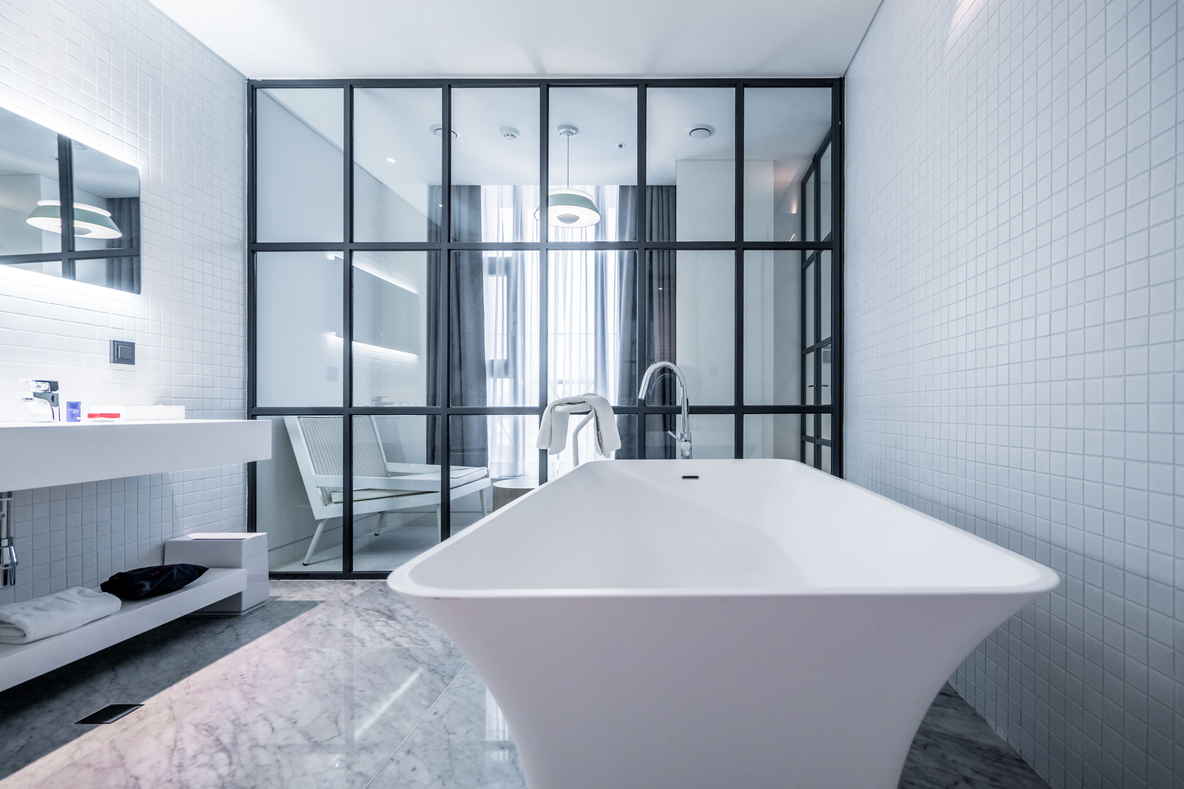 balcony suite | bathroom | free toiletries, hair dryer, bathrobes, slippers