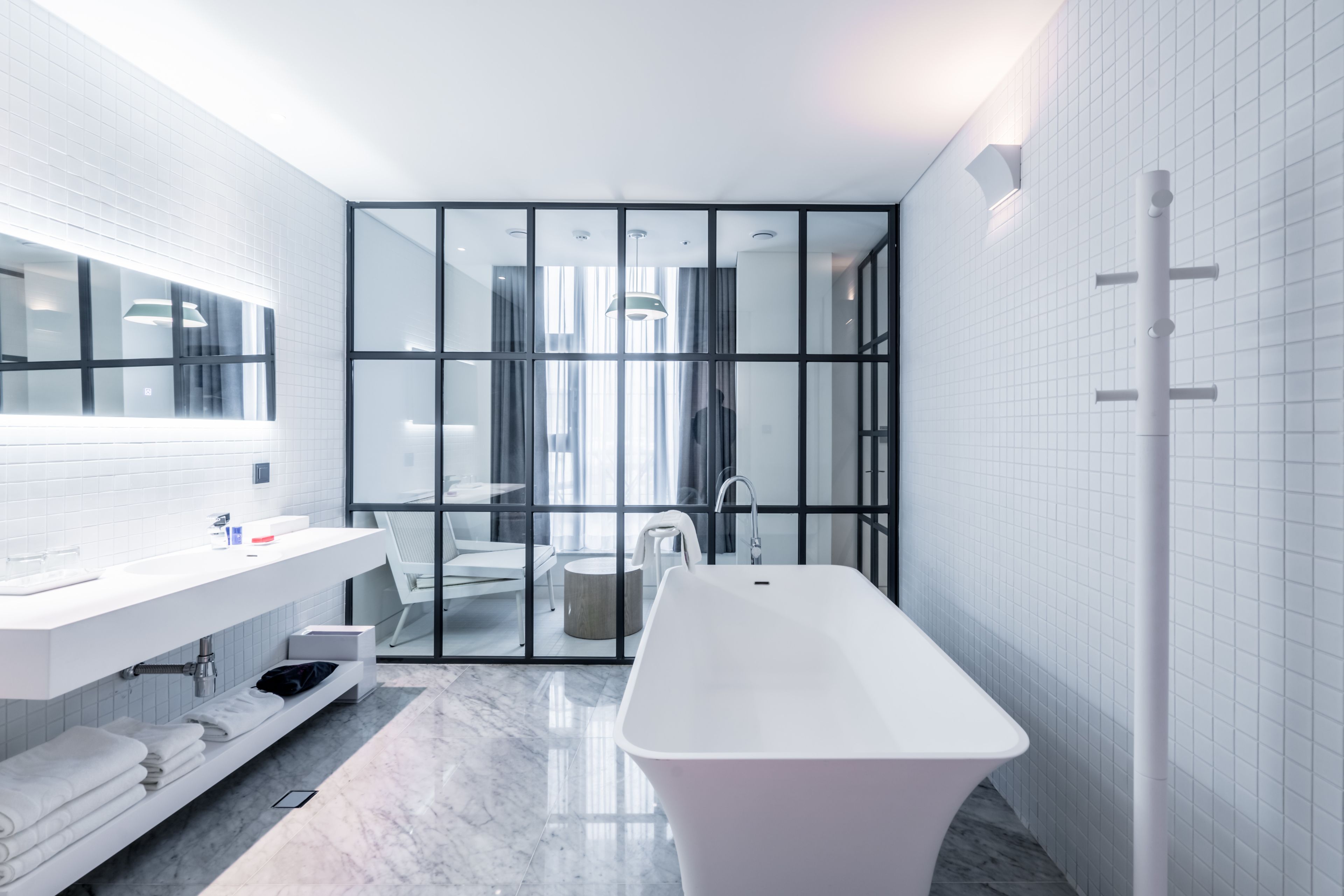 balcony suite | bathroom | free toiletries, hair dryer, bathrobes, slippers