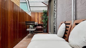 Apartment, 3 Bedrooms, Kitchen | Terrace/patio