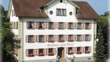 Fassade der Unterkunft