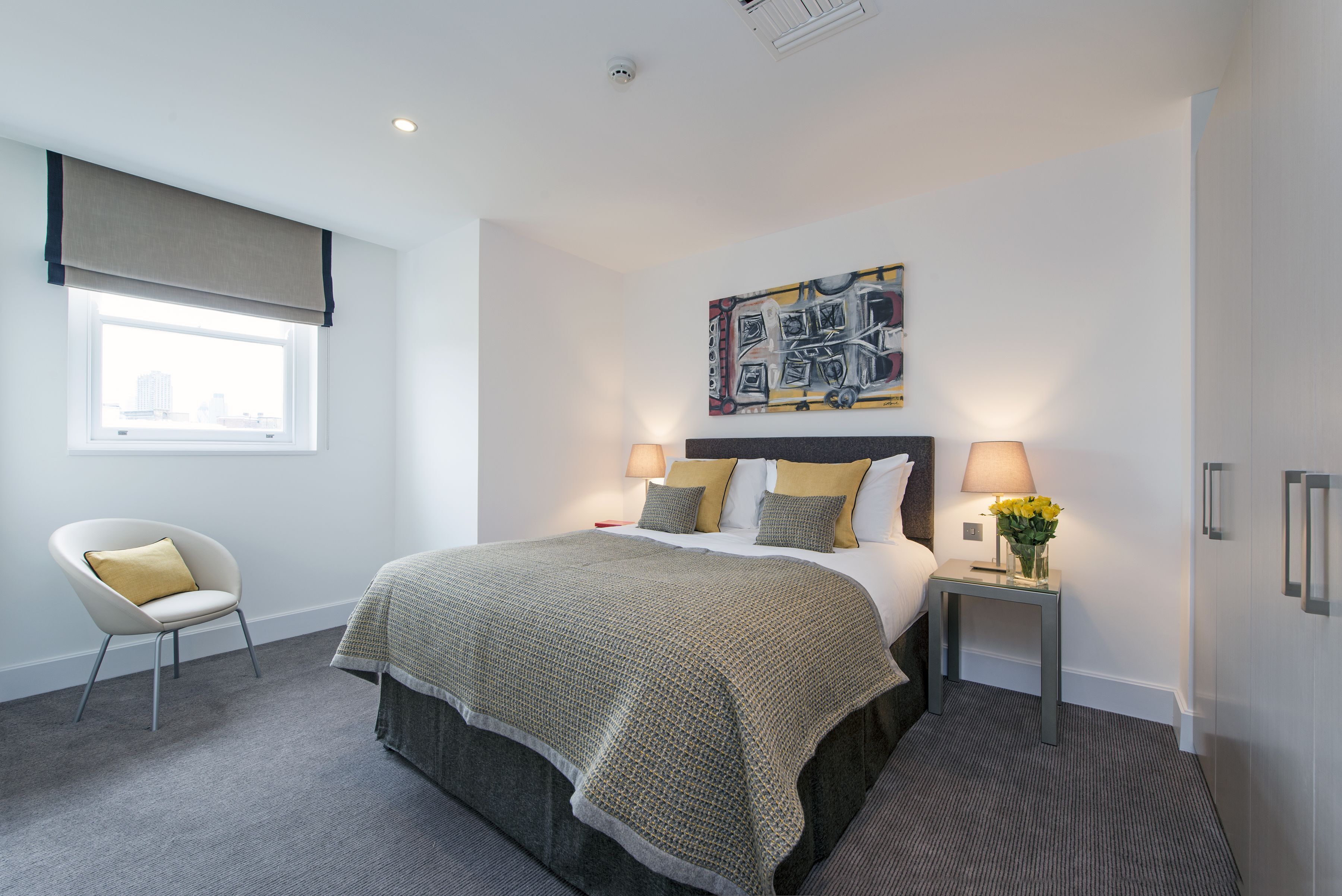 Egyptian cotton sheets, hypo-allergenic bedding, in-room safe