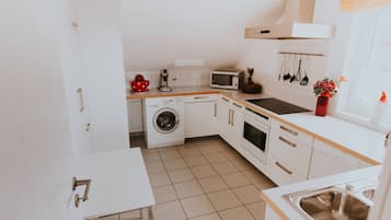 Panoramic-Apartment (incl. 50€ cleaning fee) | Eigene Küche | Kühlschrank, Mikrowelle, Ofen, Herdplatte